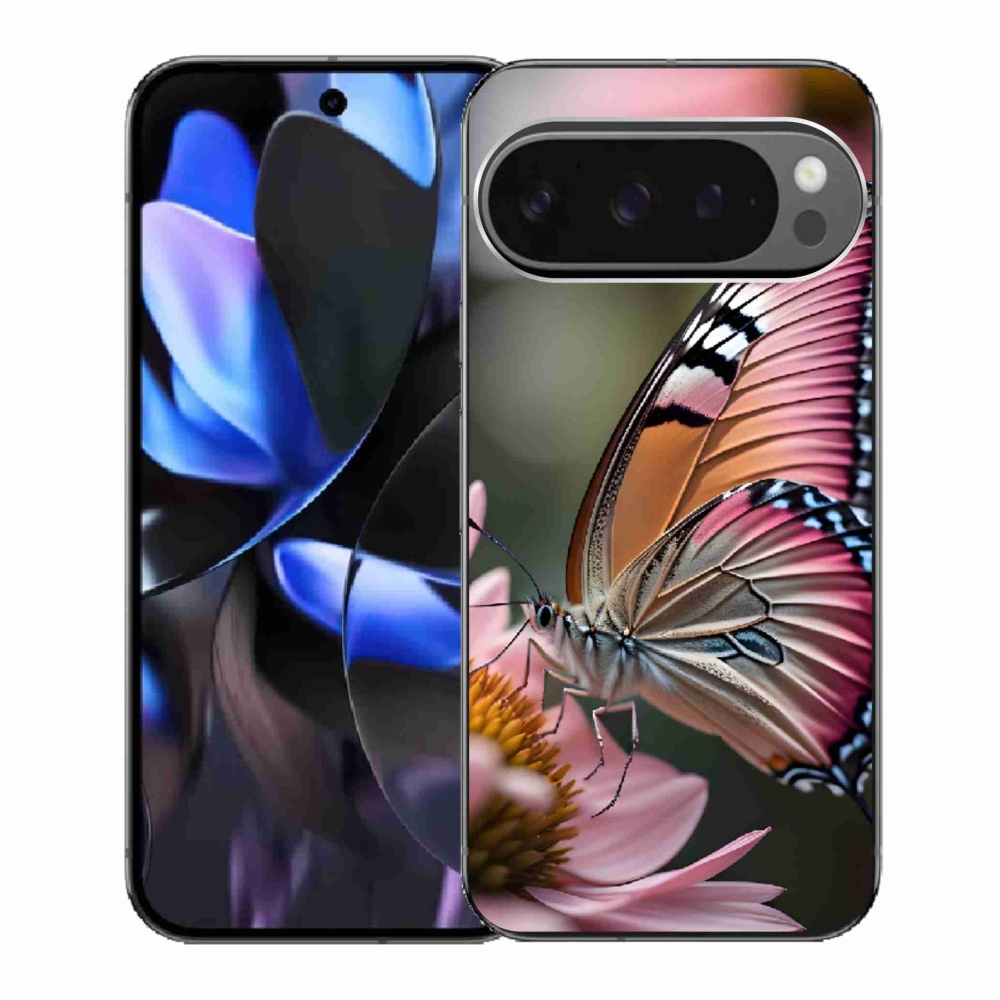 Gélový kryt mmCase na Google Pixel 9 Pro - farebný motýľ