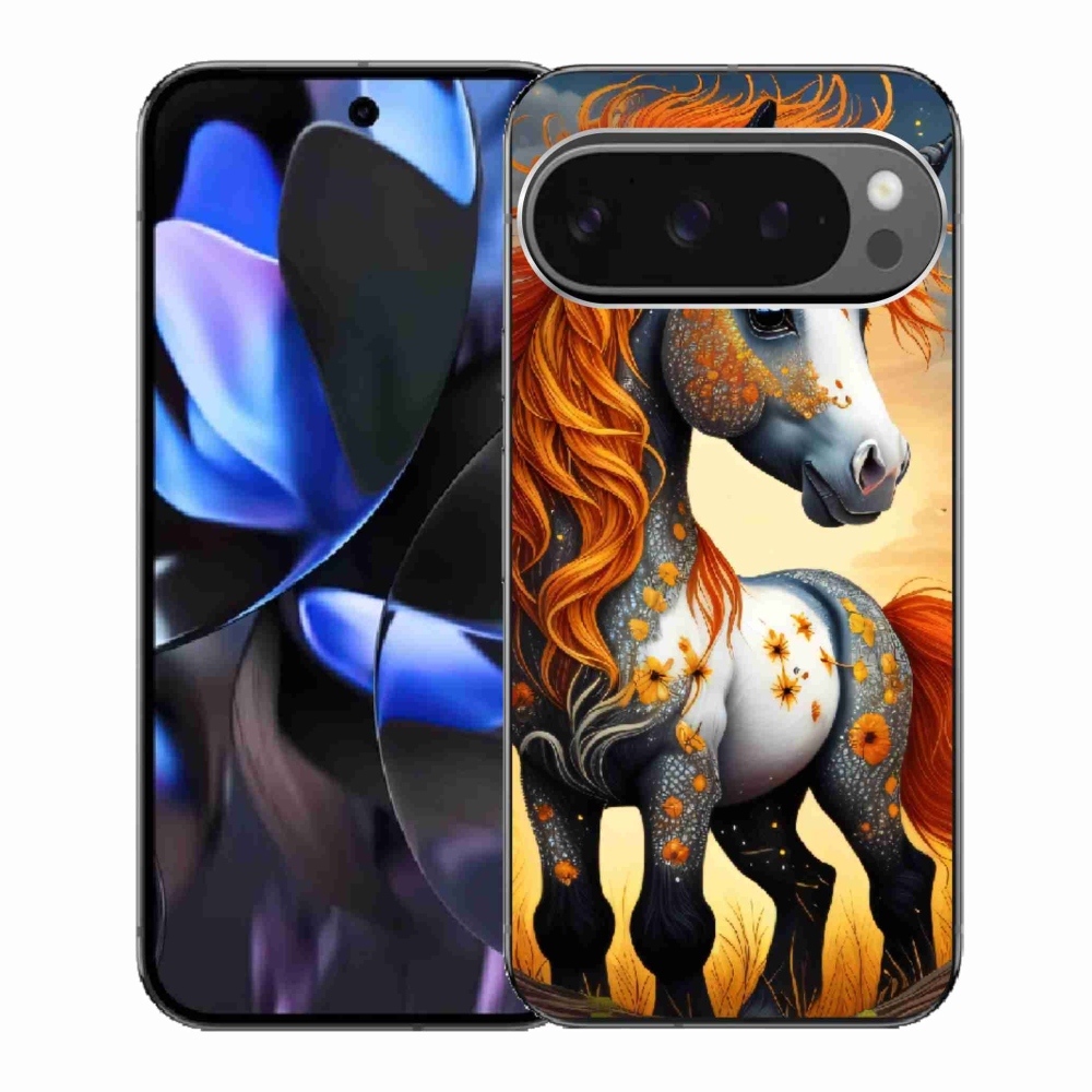 Gélový kryt mmCase na Google Pixel 9 Pro - farebný poník