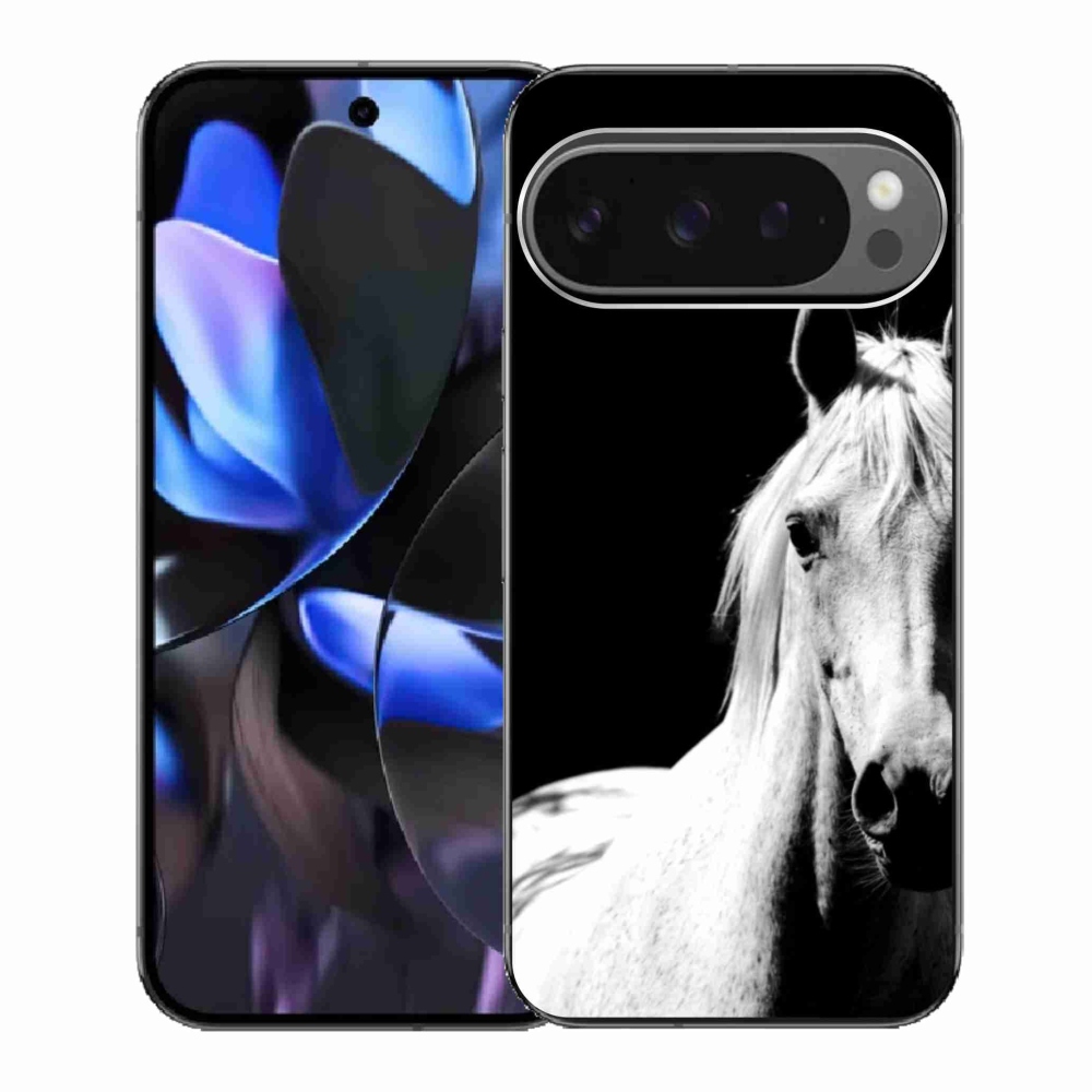 Gélový kryt mmCase na Google Pixel 9 Pro - biely kôň 5