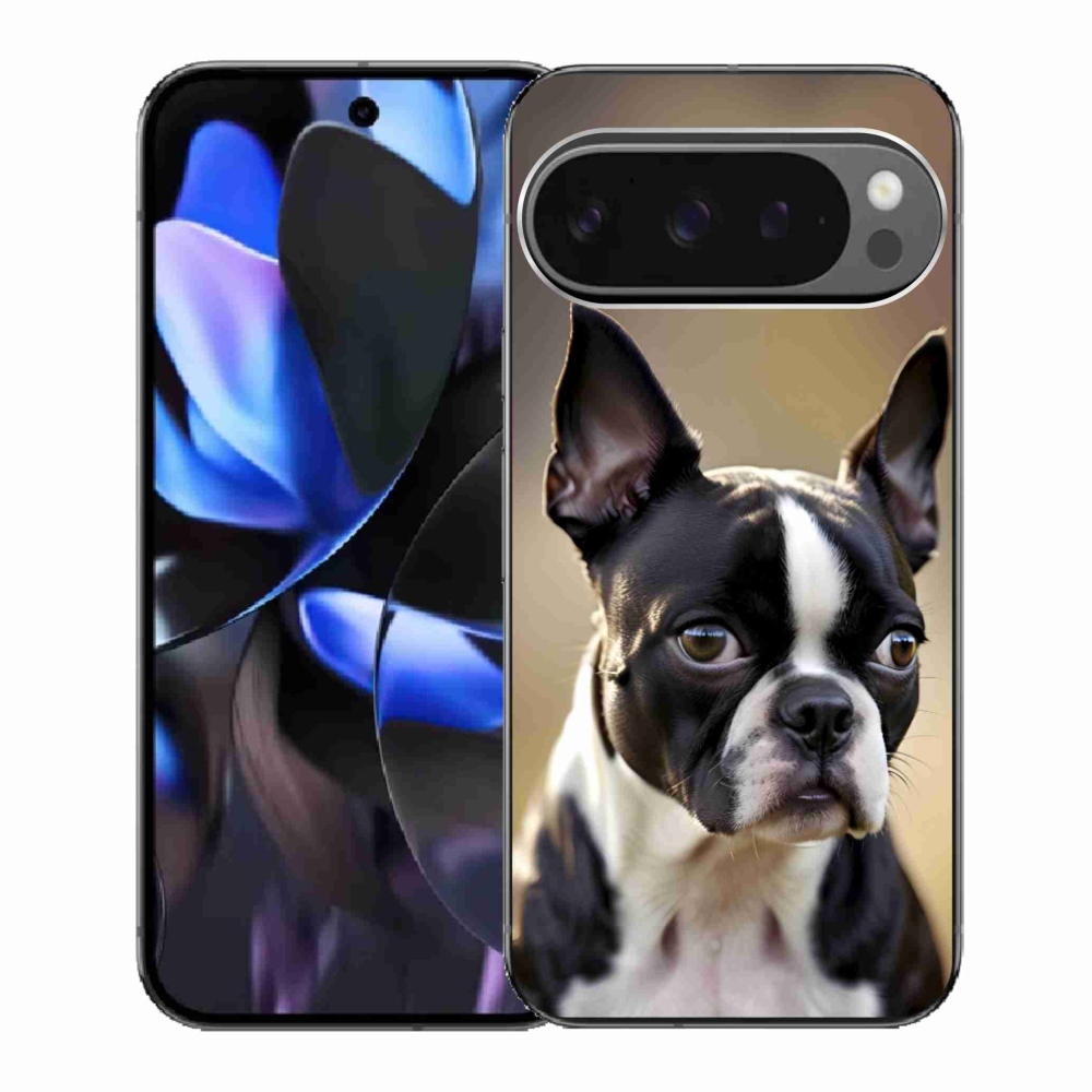 Gélový kryt mmCase na Google Pixel 9 Pro - bostonský teriér