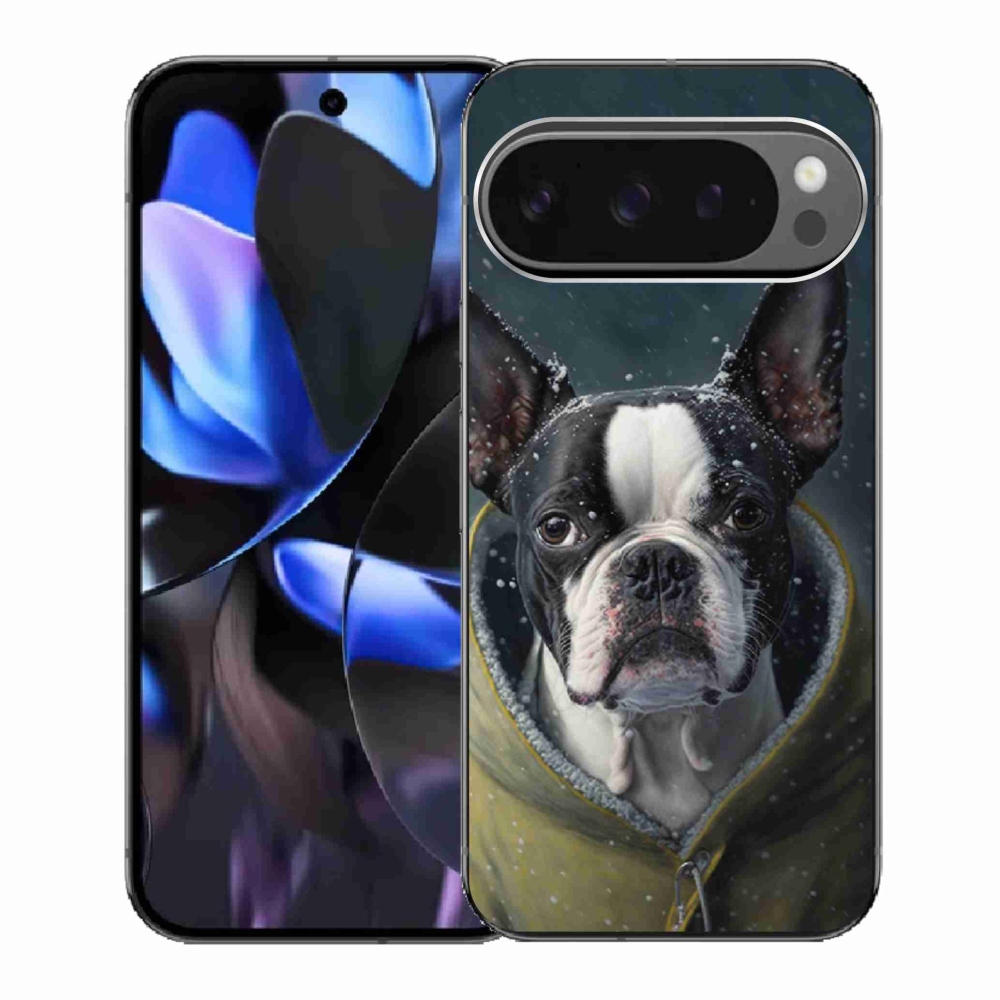 Gélový kryt mmCase na Google Pixel 9 Pro - buldoček
