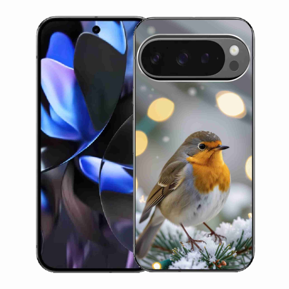 Gélový kryt mmCase na Google Pixel 9 Pro - červienka v zime