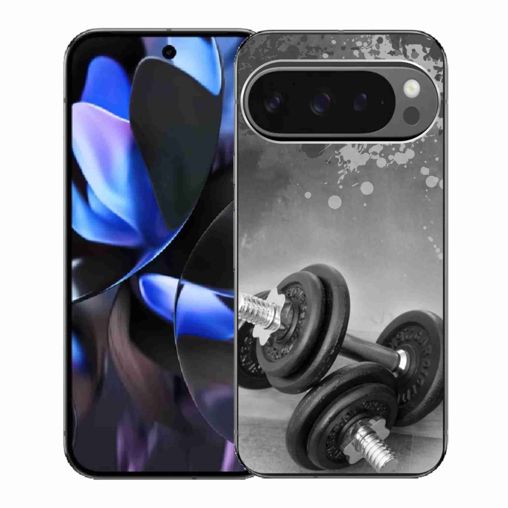 Gélový kryt mmCase na Google Pixel 9 Pro - činky 1