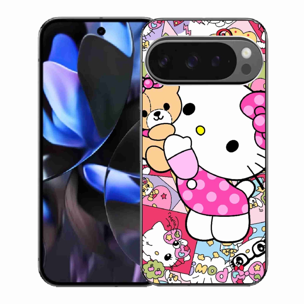 Gélový kryt mmCase na Google Pixel 9 Pro - cute kitty