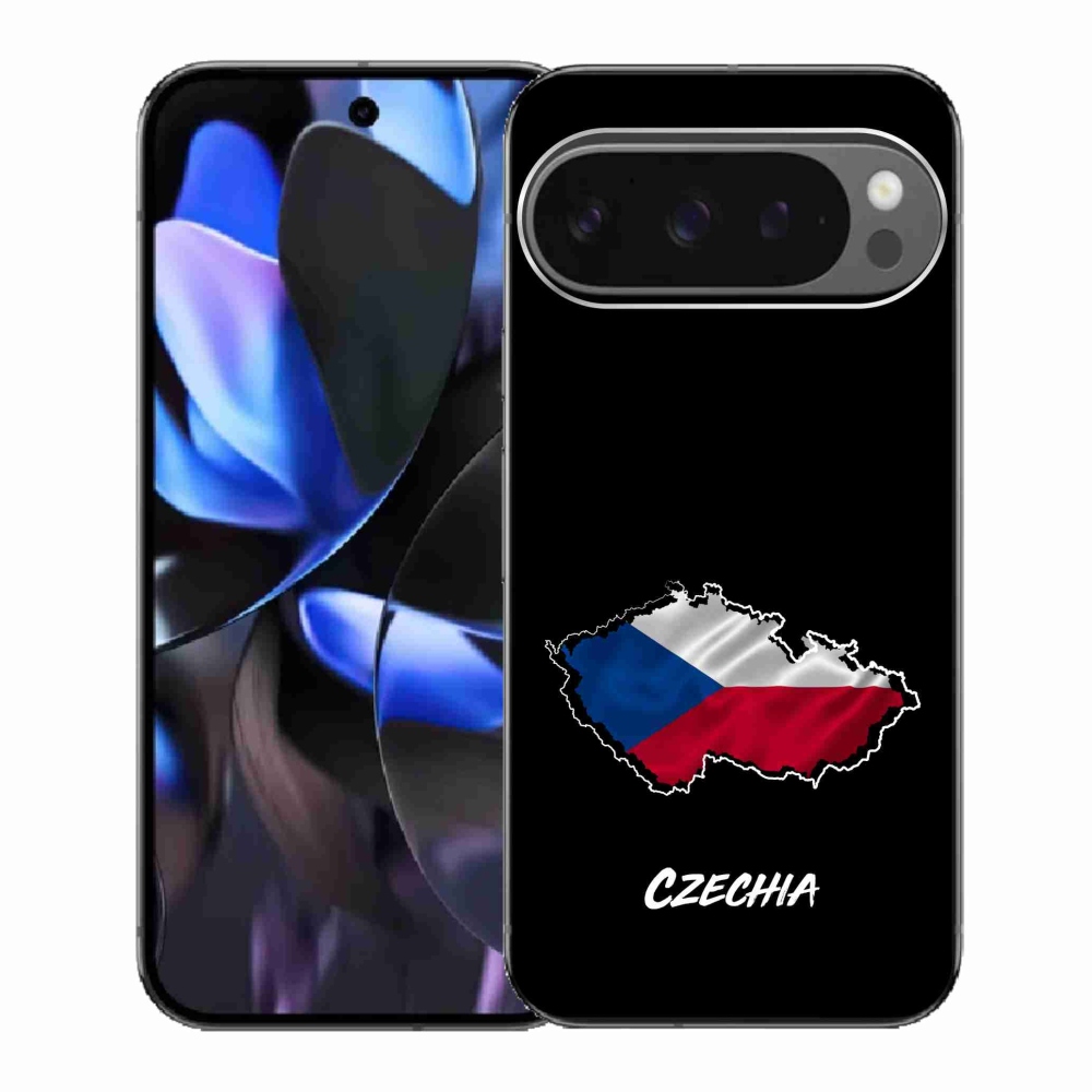 Gélový kryt mmCase na Google Pixel 9 Pro - Slovakia čierne pozadie