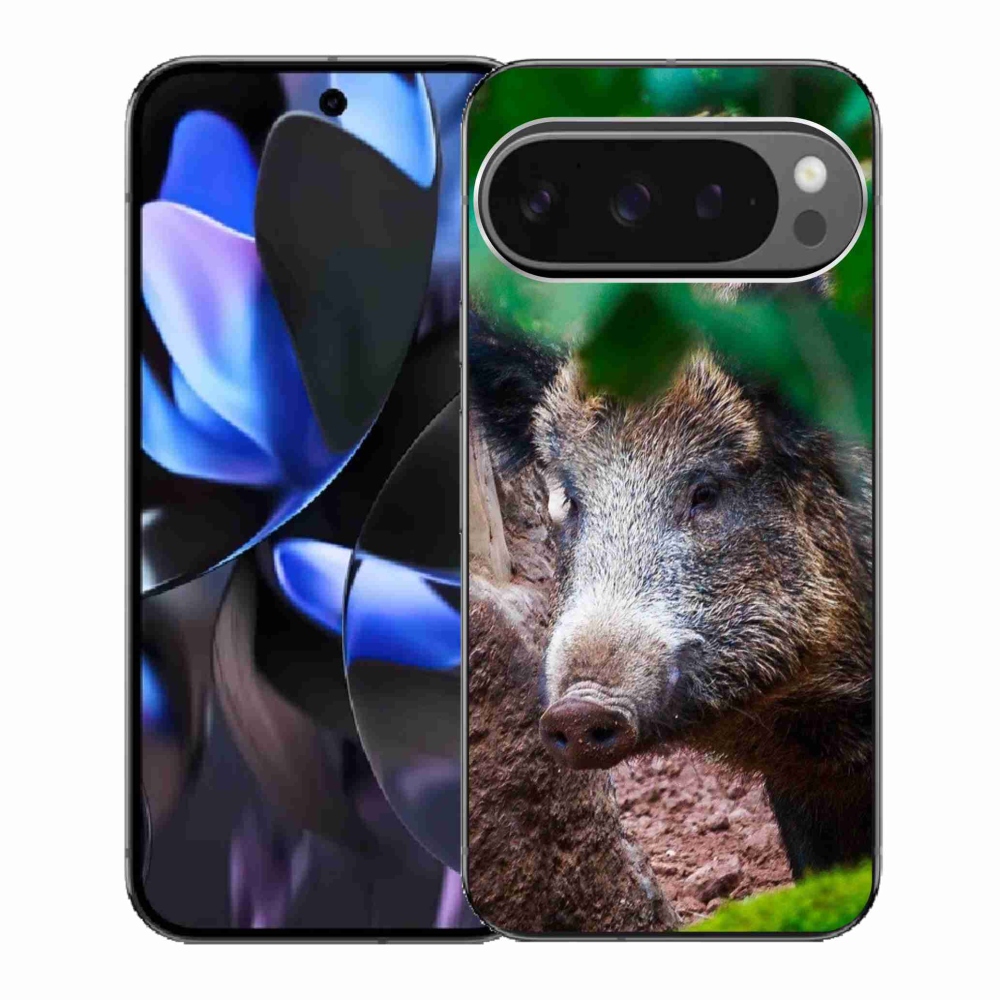Gélový kryt mmCase na Google Pixel 9 Pro - divoké prasa