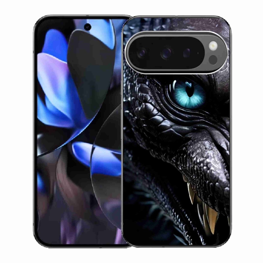 Gélový kryt mmCase na Google Pixel 9 Pro - dračí pohľad