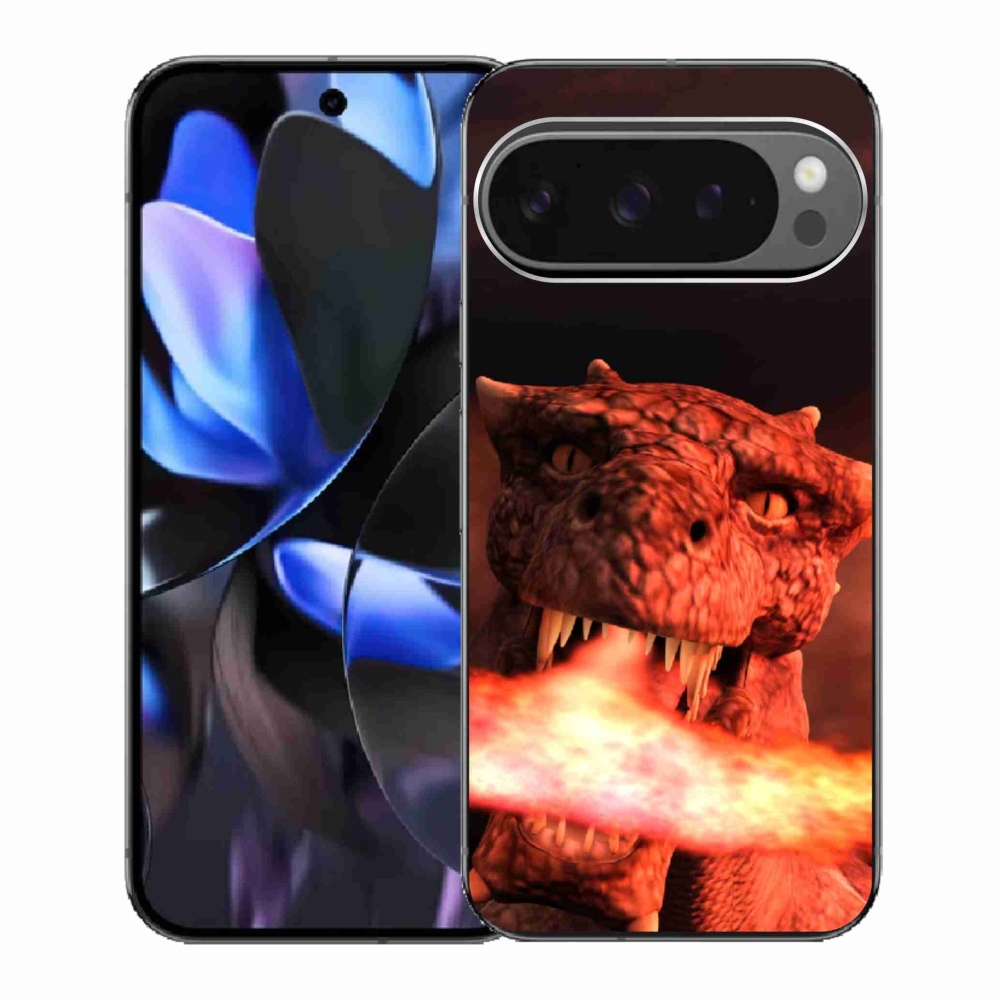 Gélový kryt mmCase na Google Pixel 9 Pro - drak