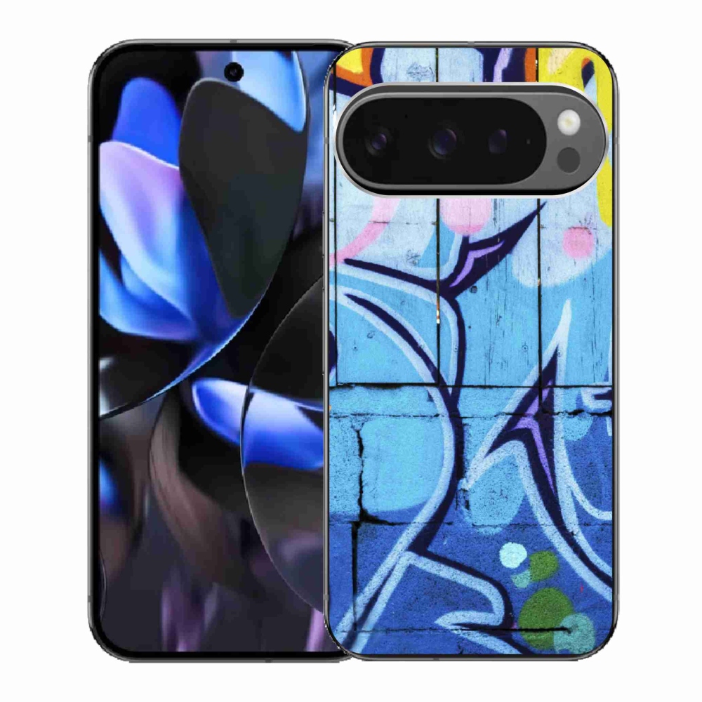 Gélový kryt mmCase na Google Pixel 9 Pro - graffiti