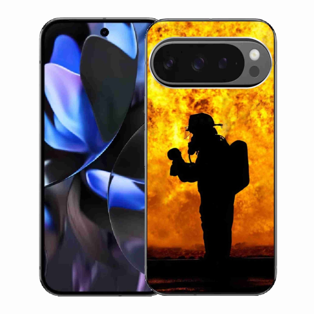 Gélový kryt mmCase na Google Pixel 9 Pro - hasič