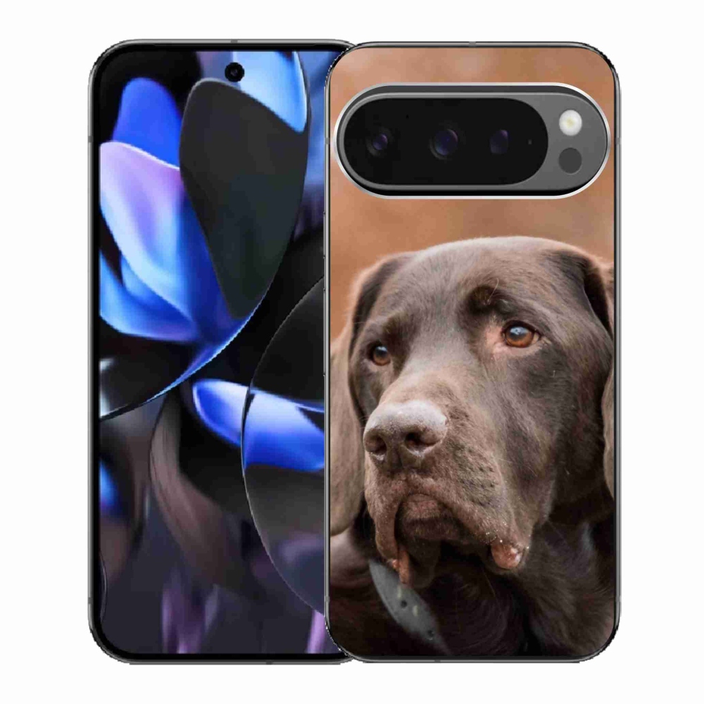 Gélový kryt mmCase na Google Pixel 9 Pro - hnedý labrador