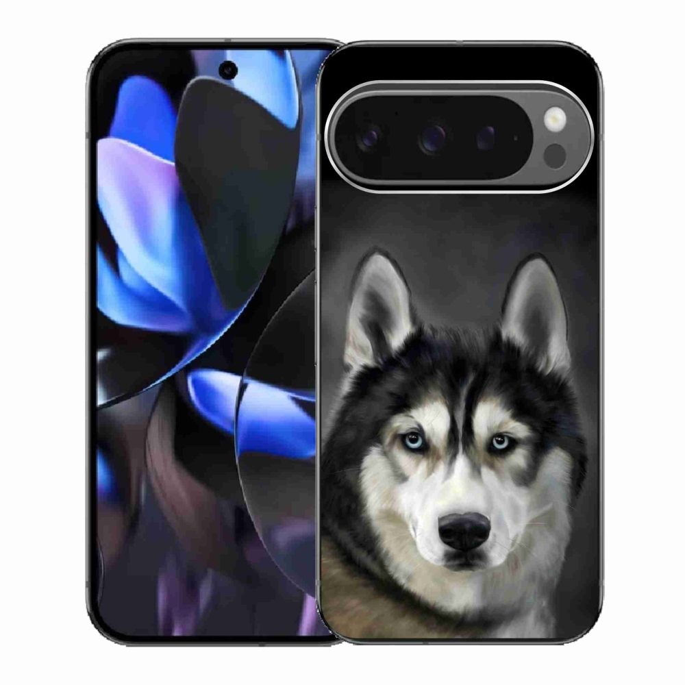 Gélový kryt mmCase na Google Pixel 9 Pro - husky