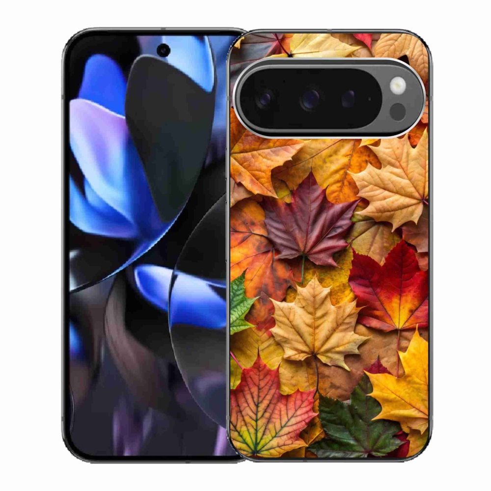Gélový kryt mmCase na Google Pixel 9 Pro - javorové listy 2