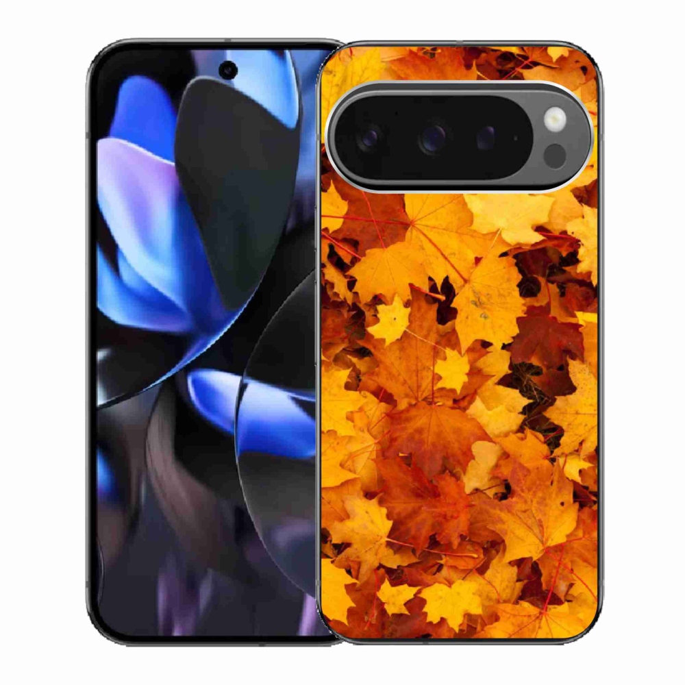 Gélový kryt mmCase na Google Pixel 9 Pro - javorové listy
