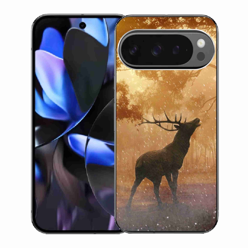 Gélový kryt mmCase na Google Pixel 9 Pro - jeleň v ruji