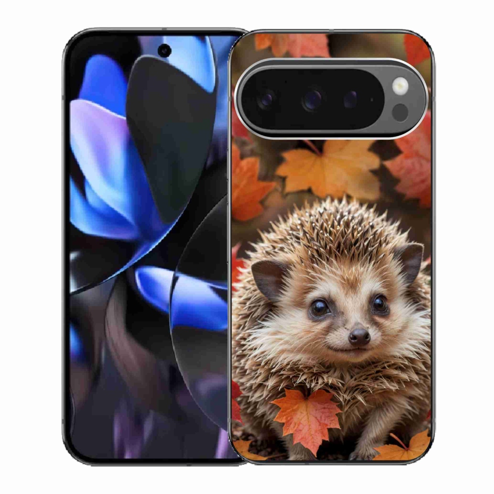 Gélový kryt mmCase na Google Pixel 9 Pro - ježko v lístia