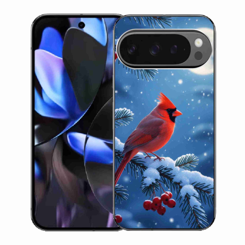 Gélový kryt mmCase na Google Pixel 9 Pro - kardinál červený