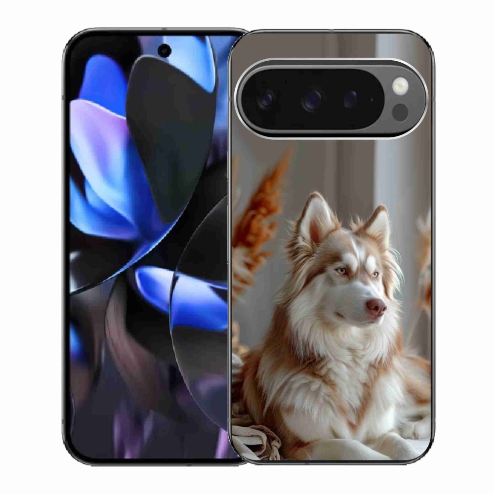 Gélový kryt mmCase na Google Pixel 9 Pro - pokojný sibírsky husky