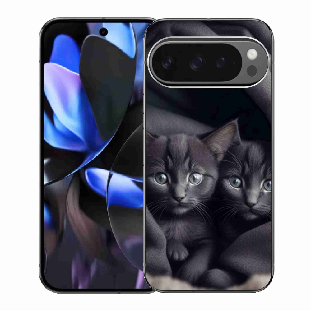 Gélový kryt mmCase na Google Pixel 9 Pro - mačacie duo
