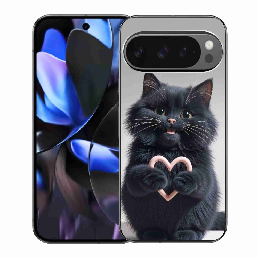 Gélový kryt mmCase na Google Pixel 9 Pro - mačacia láska 3