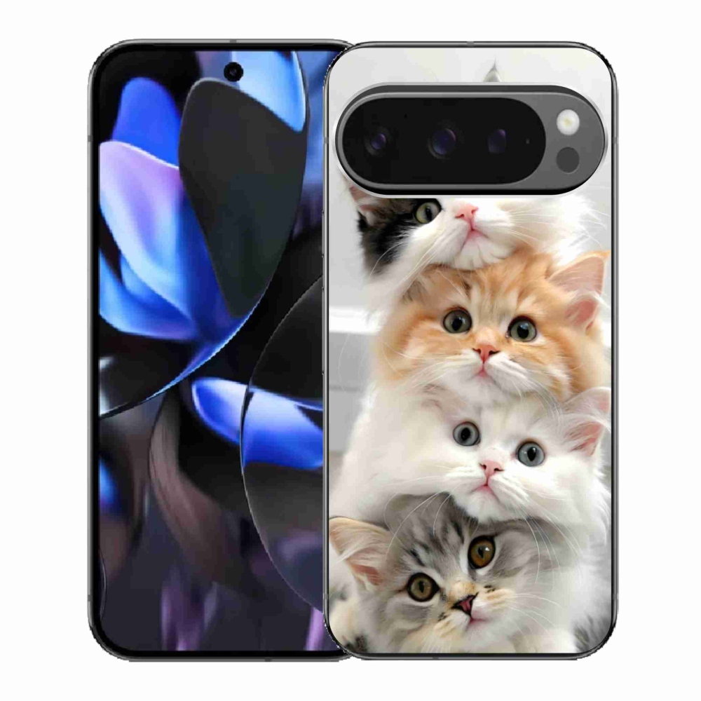 Gélový kryt mmCase na Google Pixel 9 Pro - mačacia partia