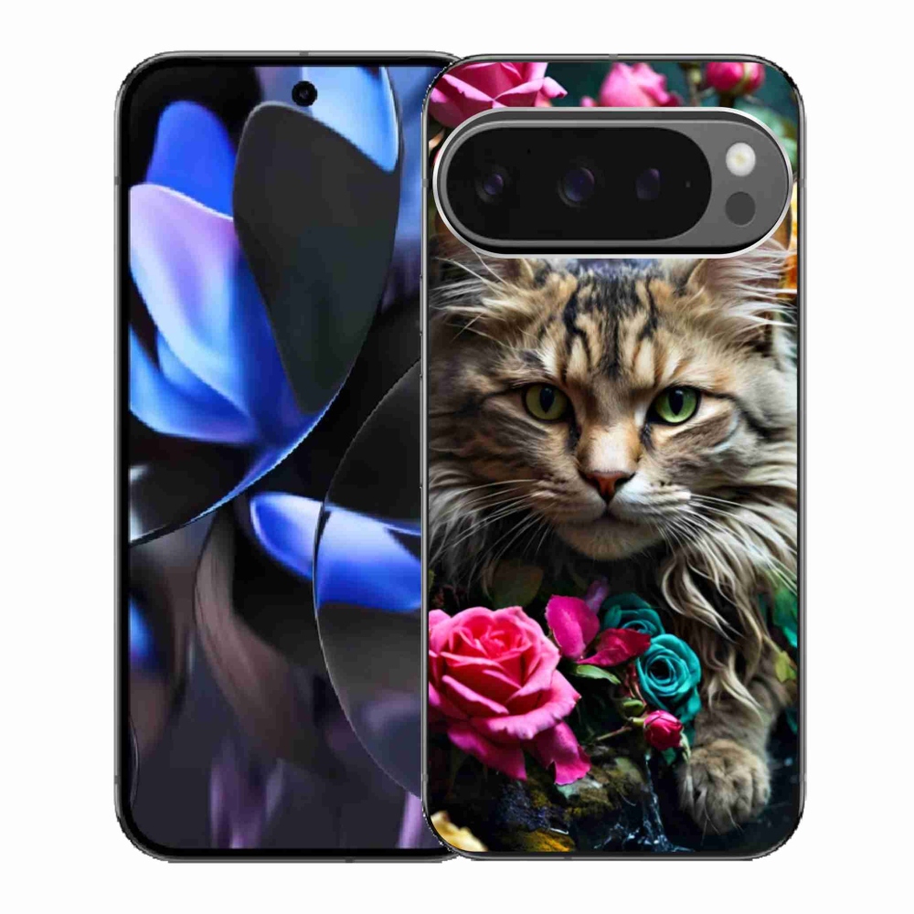 Gélový kryt mmCase na Google Pixel 9 Pro - mačacie pohľad 2