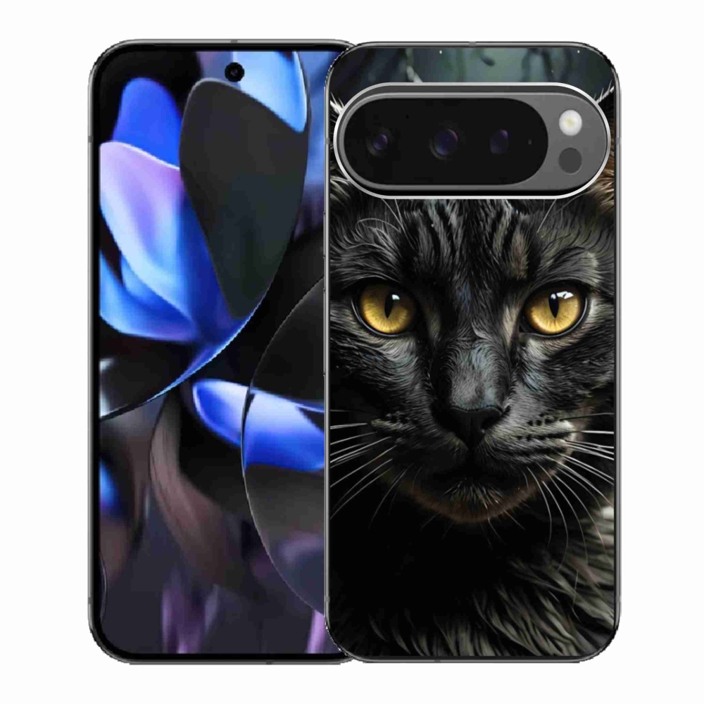 Gélový kryt mmCase na Google Pixel 9 Pro - mačacie pohľad 3