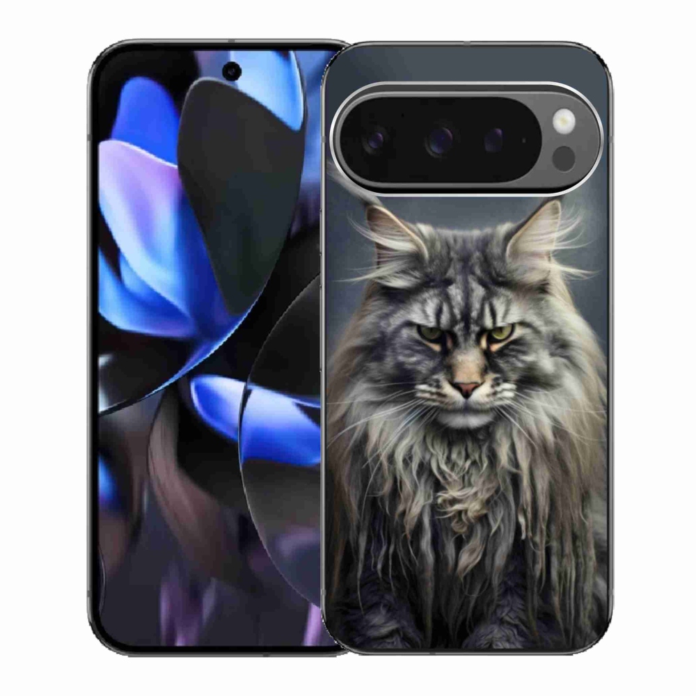 Gélový kryt mmCase na Google Pixel 9 Pro - mačacie pohľad 4