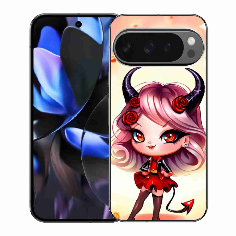 Gélový kryt mmCase na Google Pixel 9 Pro - kreslená čertica