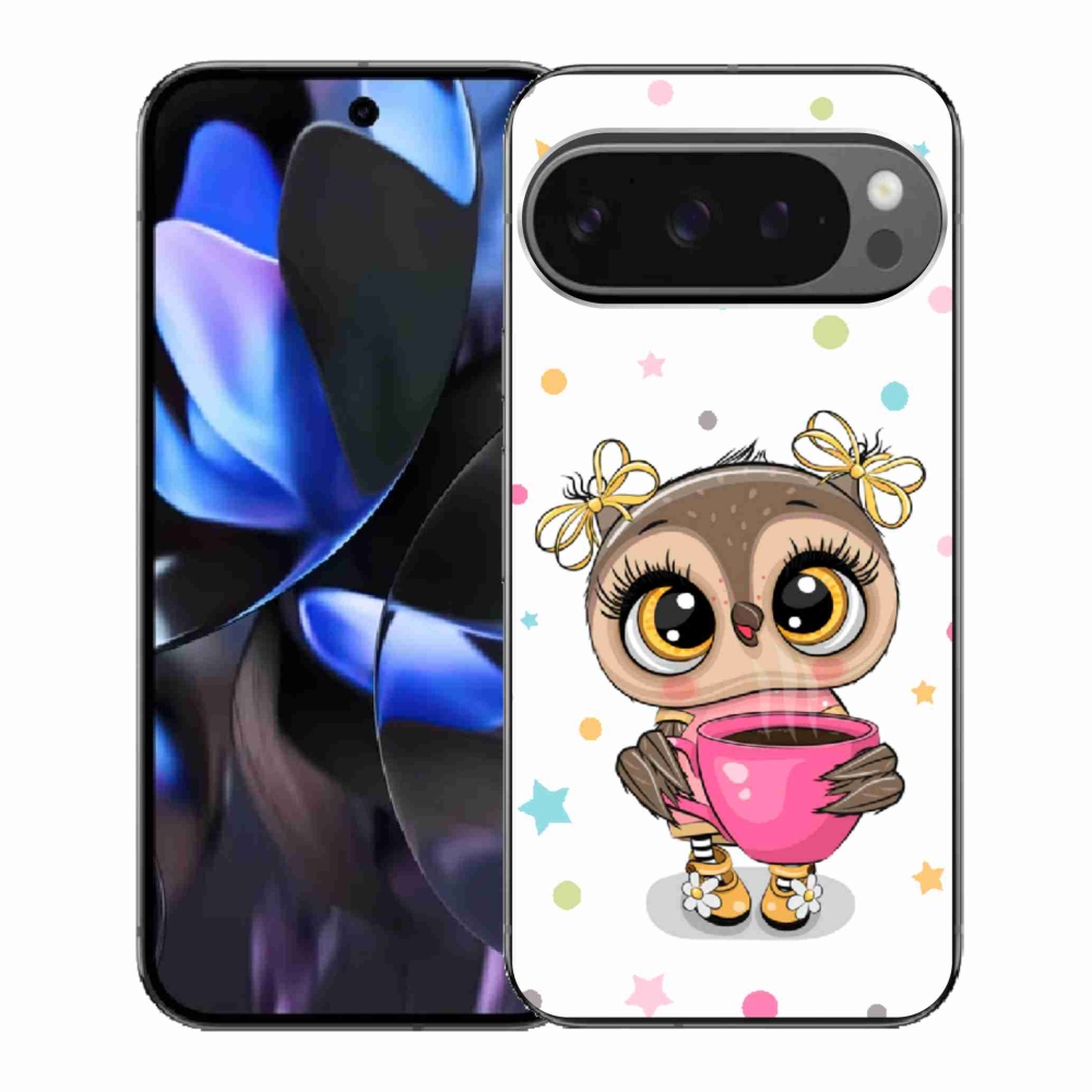 Gélový kryt mmCase na Google Pixel 9 Pro - kreslená sovička