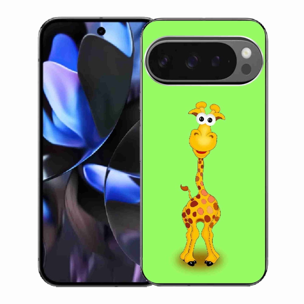 Gélový kryt mmCase na Google Pixel 9 Pro - kreslená žirafa