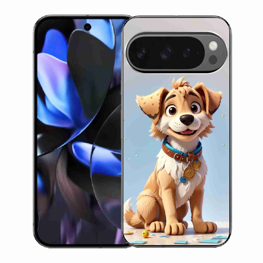 Gélový kryt mmCase na Google Pixel 9 Pro - kreslené šteňa