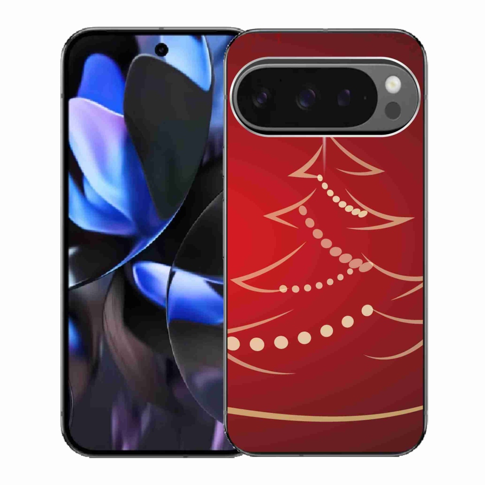 Gélový kryt mmCase na Google Pixel 9 Pro - kreslený vianočný stromček