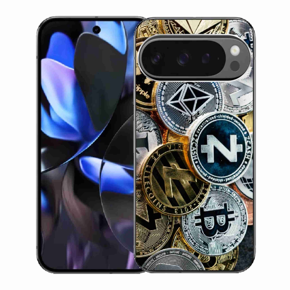 Gélový kryt mmCase na Google Pixel 9 Pro - kryptomeny