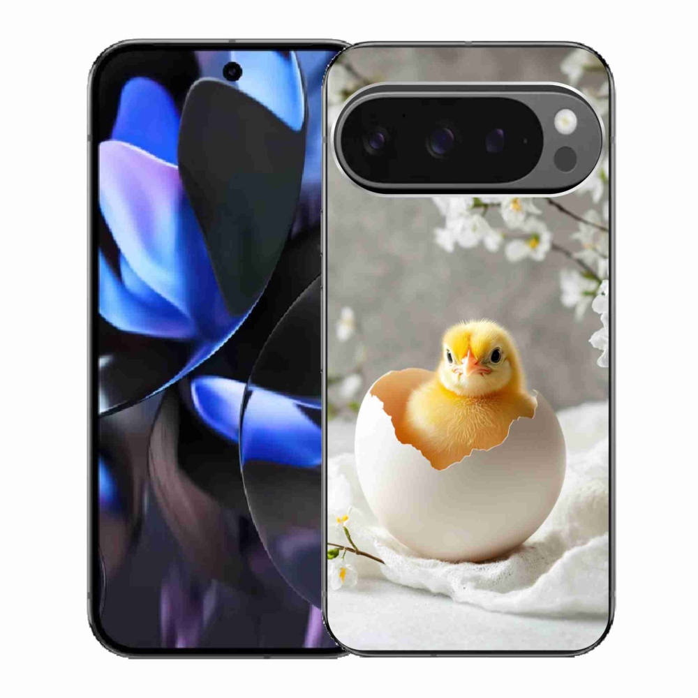 Gélový kryt mmCase na Google Pixel 9 Pro - kuriatko