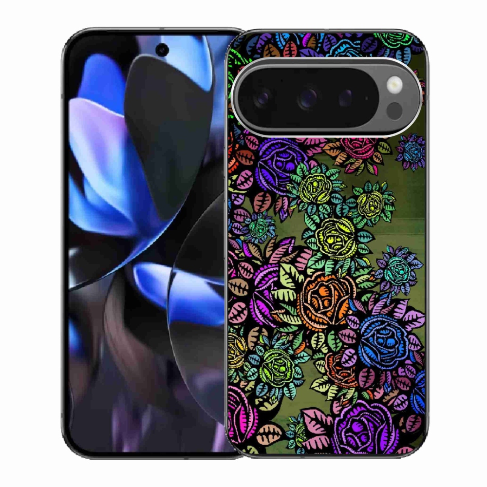 Gélový kryt mmCase na Google Pixel 9 Pro - kvety 6