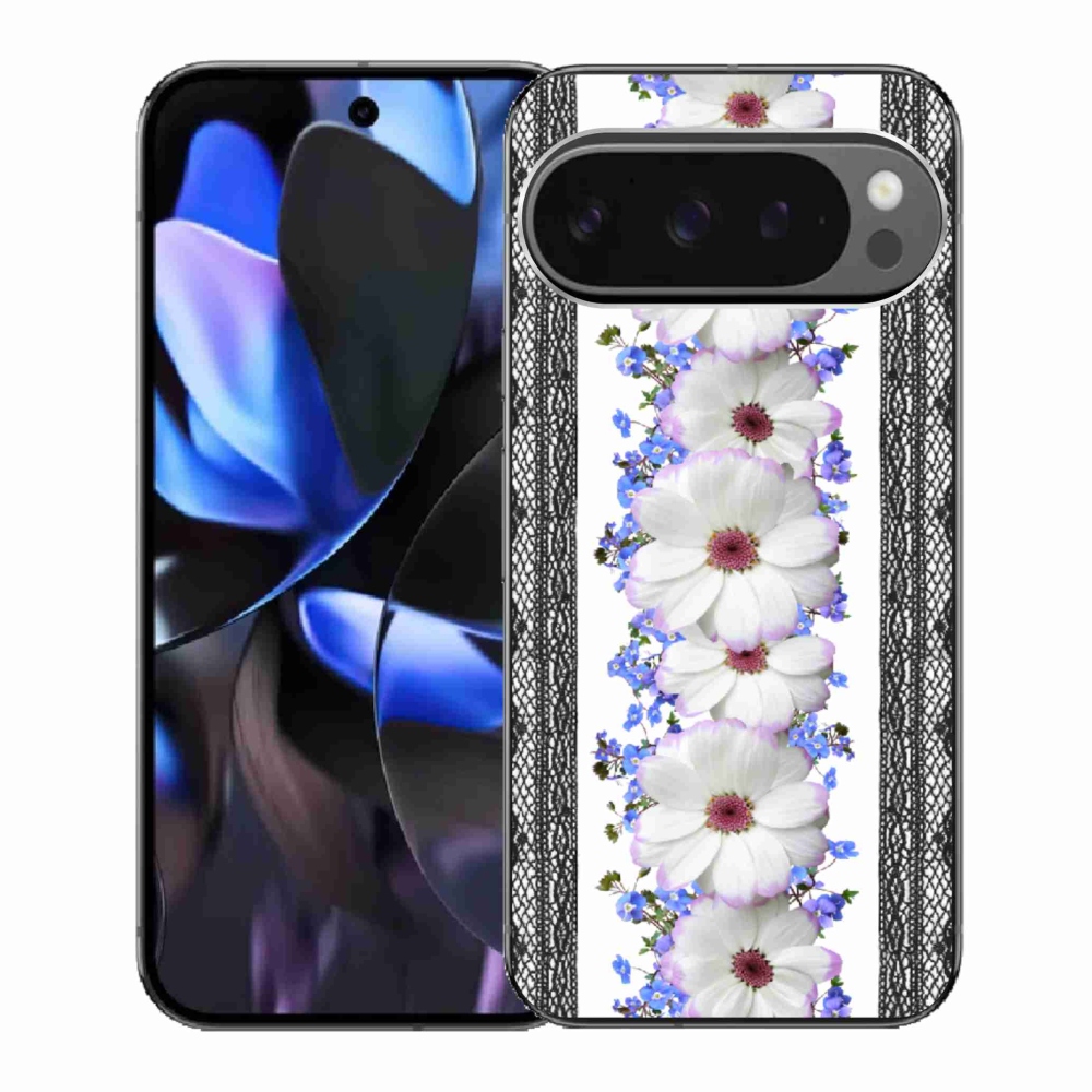 Gélový kryt mmCase na Google Pixel 9 Pro - kvety 8