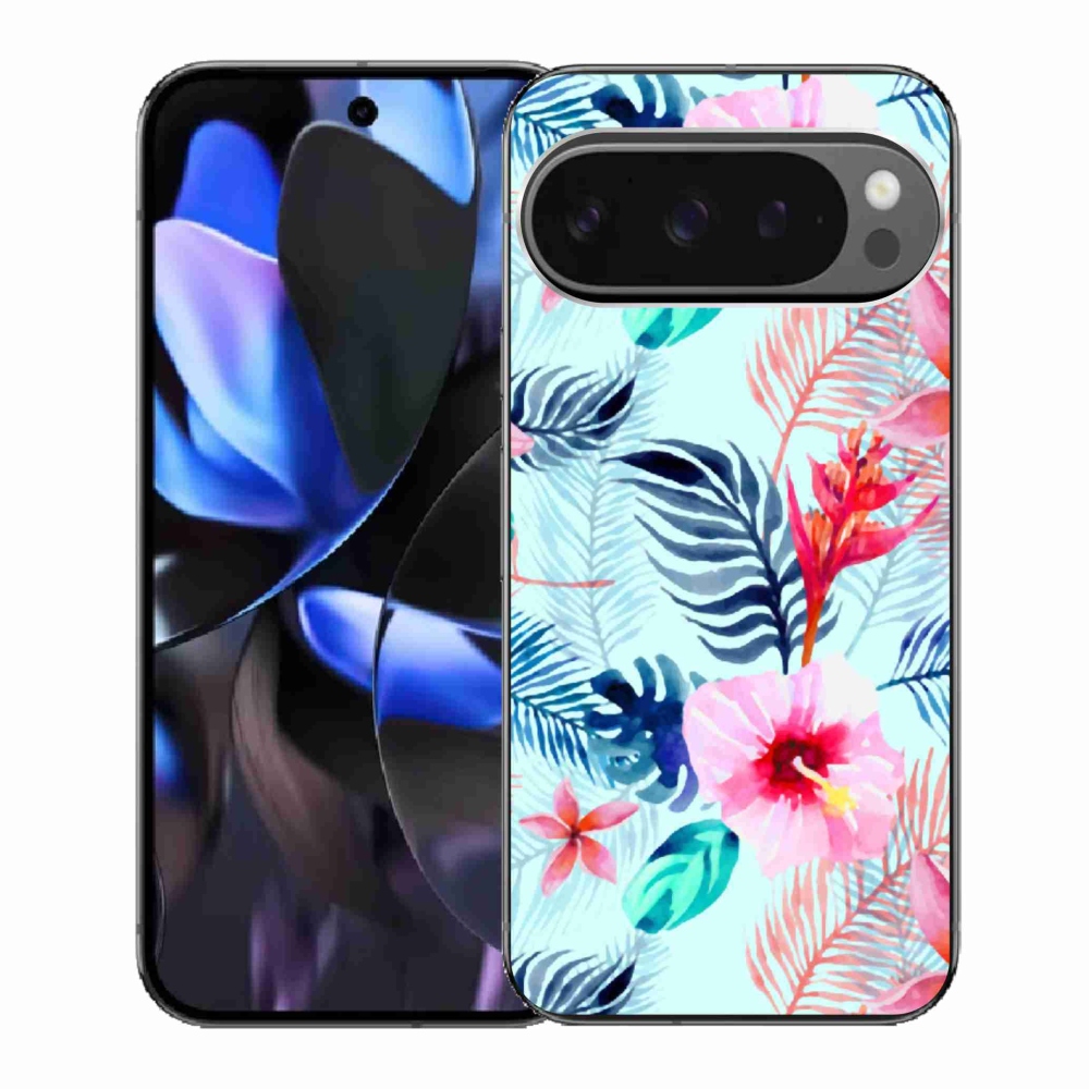 Gélový kryt mmCase na Google Pixel 9 Pro - kvety