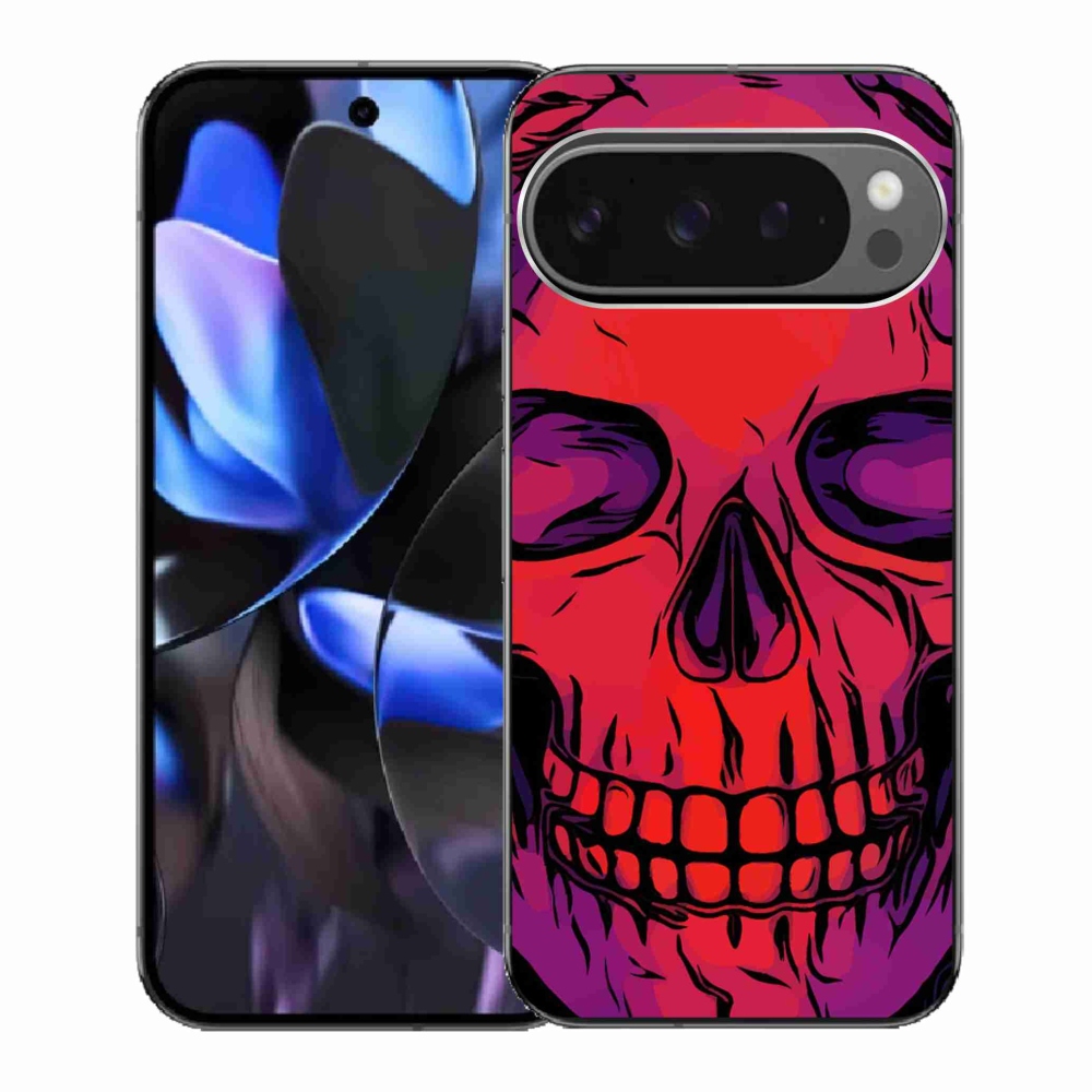 Gélový kryt mmCase na Google Pixel 9 Pro - lebka