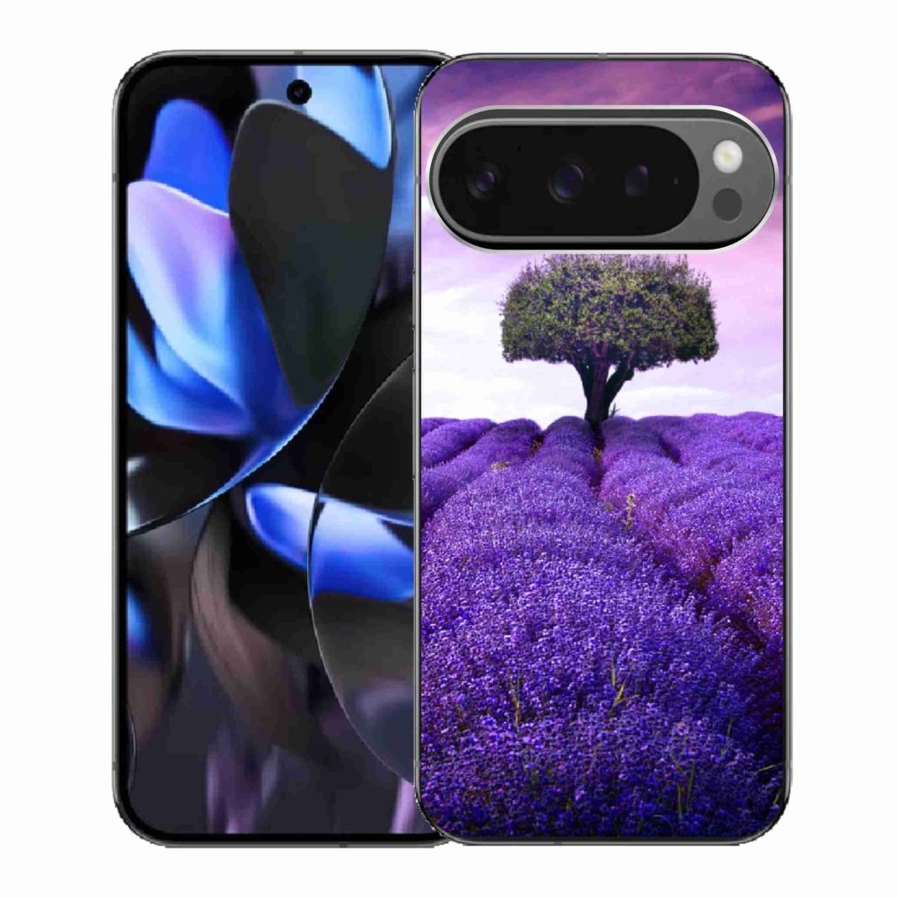 Gélový kryt mmCase na Google Pixel 9 Pro - levanduľová lúka