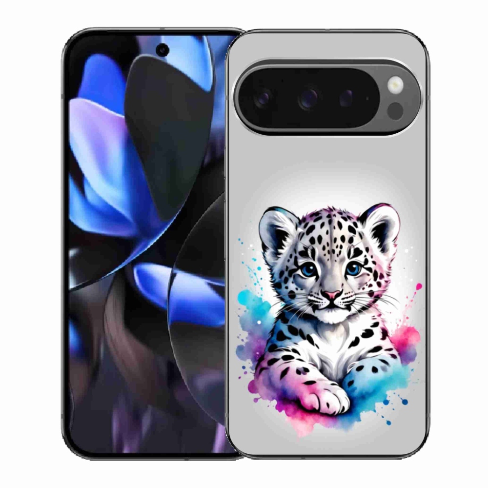 Gélový kryt mmCase na Google Pixel 9 Pro - leopardej mláďa