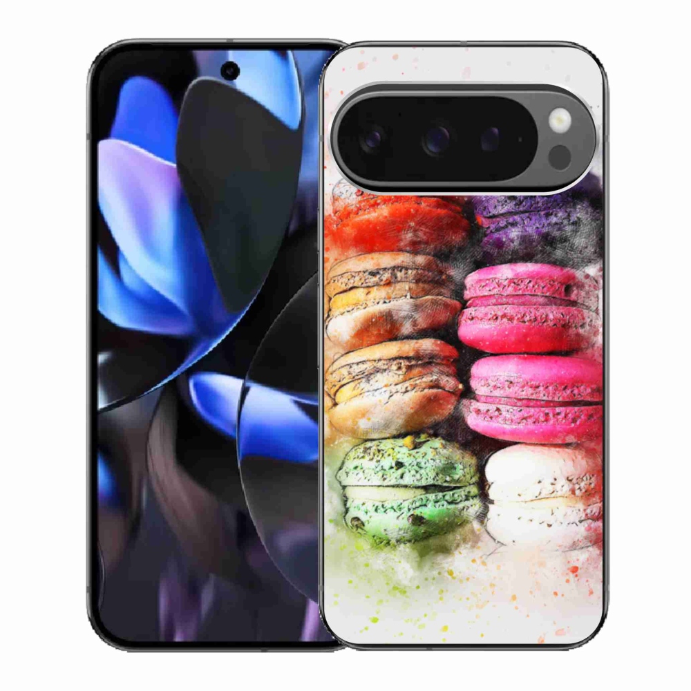 Gélový kryt mmCase na Google Pixel 9 Pro - makrónky