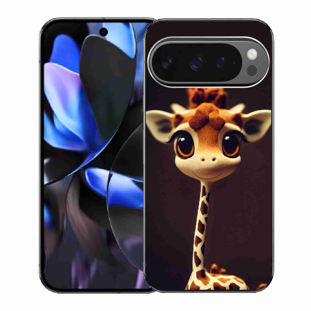 Gélový kryt mmCase na Google Pixel 9 Pro - malá žirafa