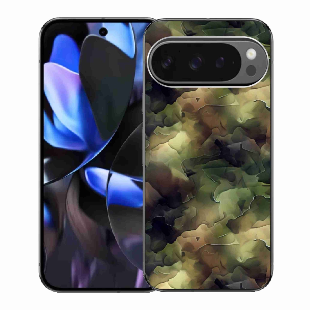 Gélový kryt mmCase na Google Pixel 9 Pro - maskáčový vzor 10