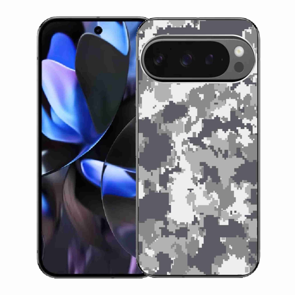 Gélový kryt mmCase na Google Pixel 9 Pro - maskáčový vzor 2