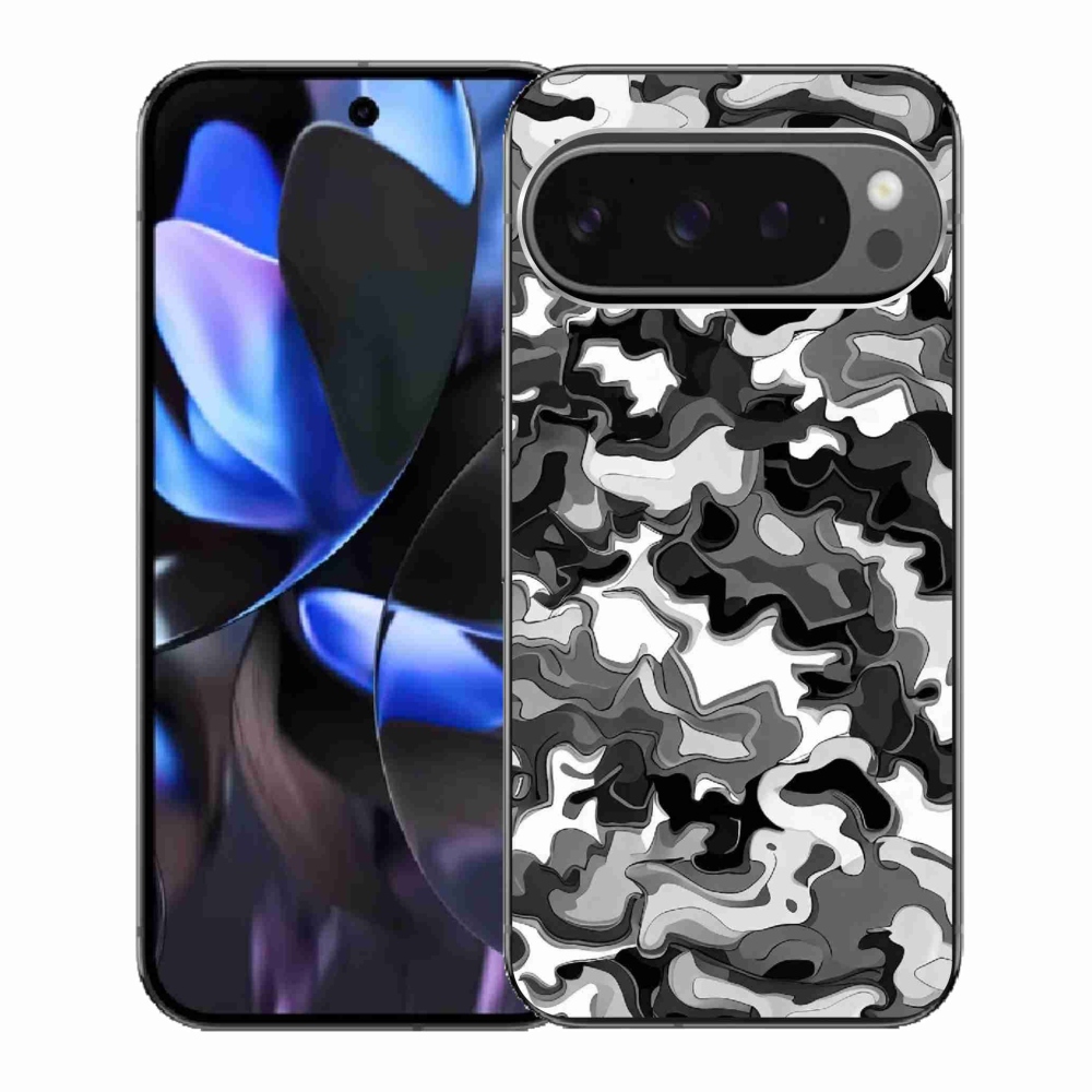 Gélový kryt mmCase na Google Pixel 9 Pro - maskáčový vzor 3