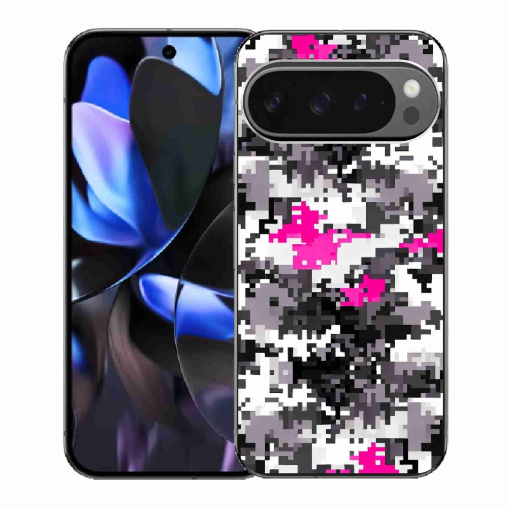 Gélový kryt mmCase na Google Pixel 9 Pro - maskáčový vzor 4