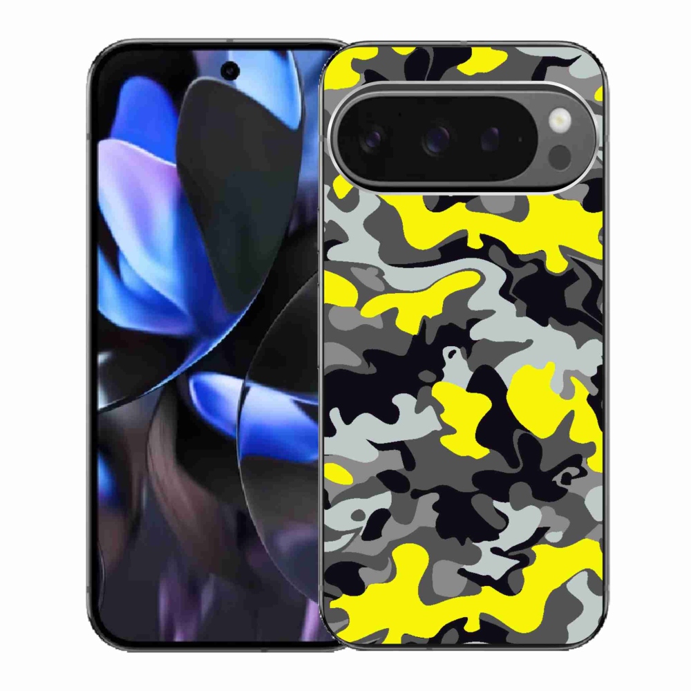 Gélový kryt mmCase na Google Pixel 9 Pro - maskáčový vzor 6