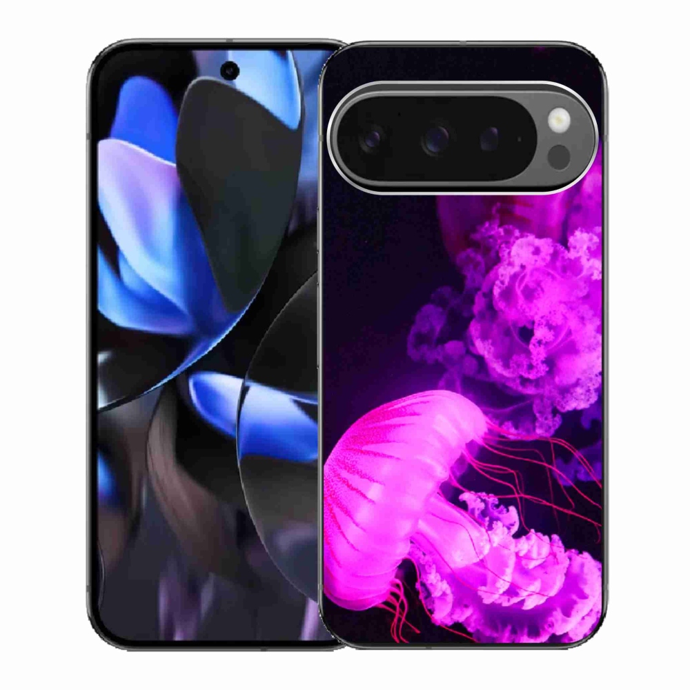 Gélový kryt mmCase na Google Pixel 9 Pro - medúza 1
