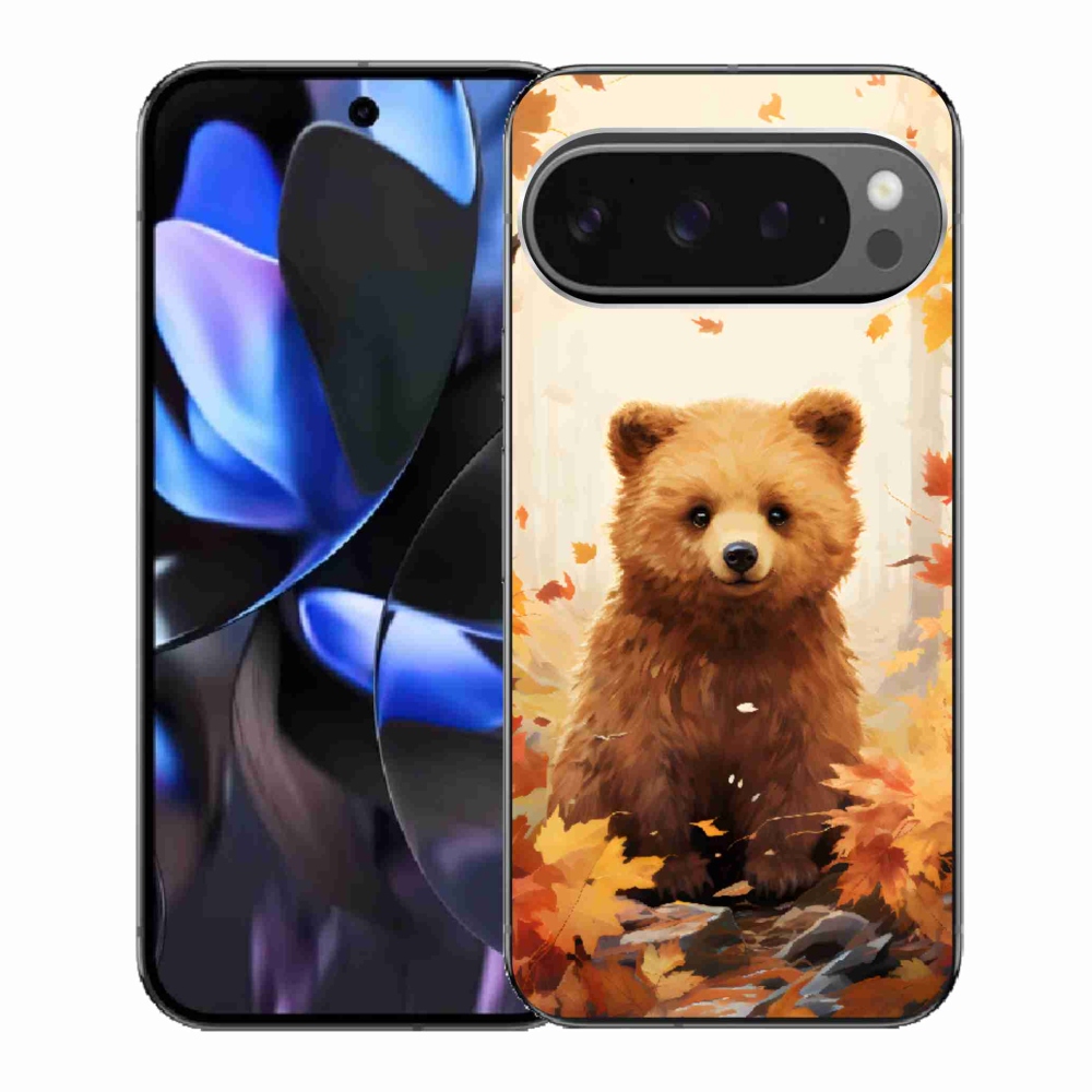 Gélový kryt mmCase na Google Pixel 9 Pro - medveď v lese